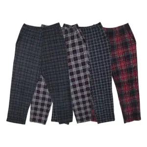 필굿 남성 극세사 피치기모 수면바지 모음 남자 겨울잠옷바지 체크 커플 패밀리룩 홈웨어 실내복 파자마