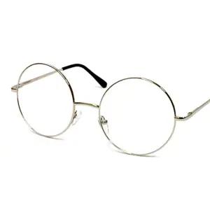 심플 라운드 레귤러 메탈 블루라이트 자외선 차단 데일리 남자 여자 패션 안경 IF002