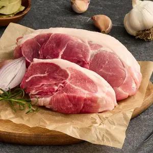 [알찬팜] 제주 흑돼지 뒷다리살 수육용 1KG (500G x 2팩)