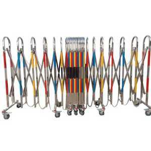 스테인레스 자바라 레일 게이트 출입금지 펜스 공사장 주차장 접이식 3m