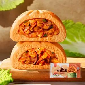 삼립호빵 발효미종 매콤김치호빵 3입 3봉 (총9입)