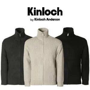 [롯데백화점]킨록 24 FW 남성니트 캐시미어 함유 하이넥 집업 니트 3종 1택 IIY4244 DK4465