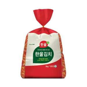 한울 묵은지 5kg 국산 배추 반찬 포장김치