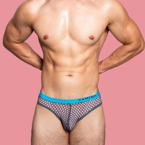 남자 삼각 팬티 망사 브리프 언더웨어 매쉬 속옷 DM3058