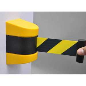 벨트 차단봉 10m 가이드라인 바리게이트 차단줄 대기 벽걸이형 통제선