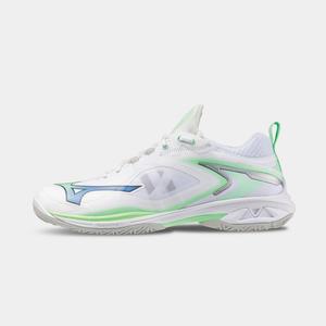 2025 미즈노 웨이브 클로네오 3 화이트 라임 배드민턴화 71GA247315