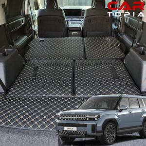 카토피아 디 올 뉴 싼타페 MX5 퀼팅 트렁크매트 가죽 차박 바닥 일체형 하이브리드 가솔린 용품