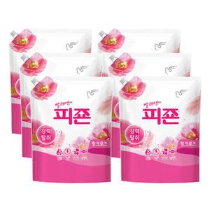 피죤 핑크 로즈 2100ml X6개