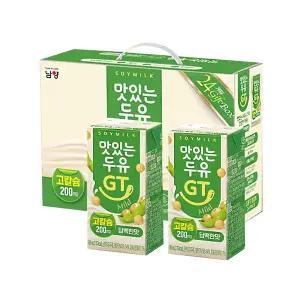 남양 맛있는 두유 GT 고칼슘 담백한맛 190ml x 48팩 멸균두유