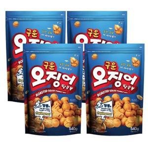 구운 오징어 땅콩볼 540g 4봉 대용량 과자