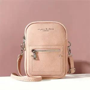 [이뿌니] 심플무지 미니크로스백 미니백 핸드폰가방 여성가방