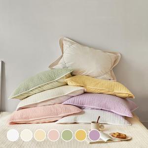 1+1 쁘리엘르 코튼캔디 아사 피그먼트 베개 덮개 50X70