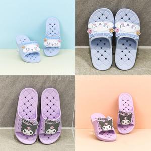 산리오 물빠짐이 좋은 보보 EVA 소프트 아동 욕실화 유아 어린이 어린이집 유치원 초등학생 화장실 욕실 슬리퍼 시나모롤 쿠로미