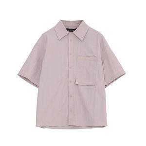 [갤러리아] 젠사이 S/S 우븐 반팔 베이지 트레이닝 셋업 셔츠 남방 (ZAG2SH213A)