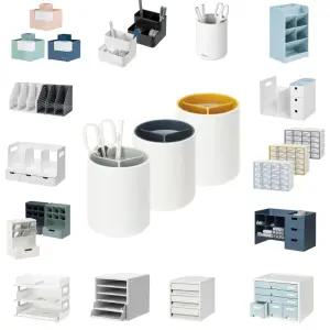 클래식 펜슬 홀더 데스크테리어 연필꽂이 펜꽂이 연필통 수납함 사무실 책상 정리 용품 데스크 정리함