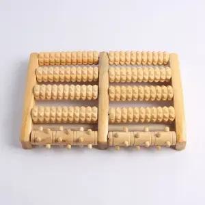 발마사지 발바닥지압판 발지압판 에코우드 롤러 (WFHJJIR)