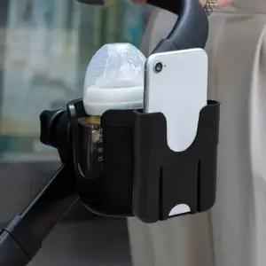 컵홀더+스마트폰거치대 프리덤 블랙 유모차 (WFHJDOV)