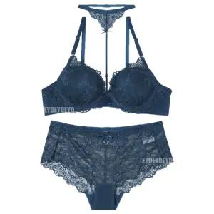 [롯데백화점]섹시쿠키 [로맨틱섹시]블루그린 브라레이스팬티세트SCWBZ811PZ812