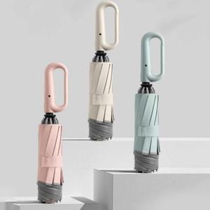 자외선차단 거꾸로 3단자동우산 접이식 버클형 손잡이 우산 기프트박스