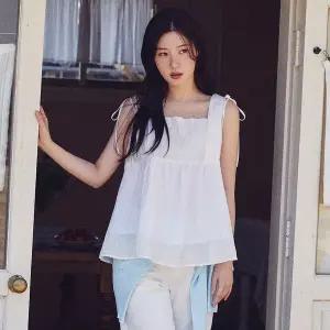 [온앤온](강남점)리본 끈 스모킹 슬리브리스 NEW5MB628