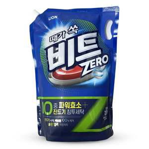 때가쏙비트 제로 드럼겸용 진드기 침투세탁 세제 2.7L