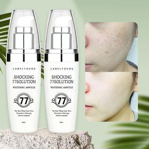 [라벨영] 2개set 기미잡티 지우개+미백수분 앰플 /기능성 고농축 77솔루션 화이트닝 세럼