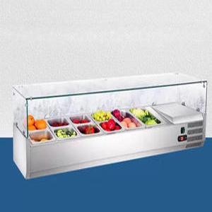 샐러드 테이블 상업용 캐비닛 신선한 카운터 지