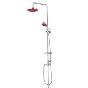 국산 해바라기샤워기 DS3000 레드 수전 분리형 (WFGDG0T)