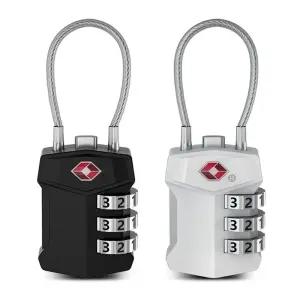 TSA인증 소프트젤 와이어 번호키 전문 미국여행 캐리어 가방 열쇠 자물쇠/자전거/도어락/자전거자물쇠/여행