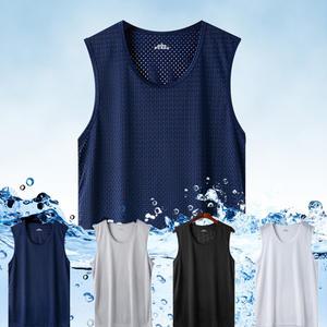 에어스판 메쉬 쿨 나시 95？115 남자 슬림핏 아이스실크 민소매 런닝