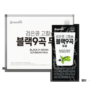 그레인랩 검은콩고칼슘 블랙9곡두유 190ml, 40개입, 1개