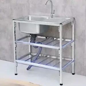 304 스텐 개수대 주방 발코니 세면대 소형싱크대 조리대 사용