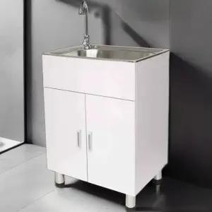 사무실 개수대 소형 싱크대 탕비실 하부장 세면대 38x33cm