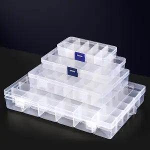 다용도 멀티박스 분리형 플라스틱 36구 보관함 비즈/칸칸/문구/칸막이/소품/약보관함/피스통/정리/보관