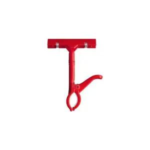 [하프클럽/]쇼 종이고정 행거집게(엄지손/빨강)소 0076