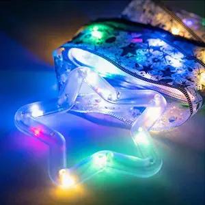 [하프클럽/]LED 리본 트리조명 장식 단품(별 무지개)