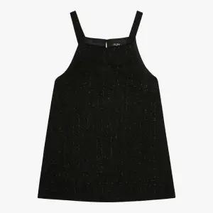 블랙 트위드 미니 원피스_EDOW23804 (39638177)