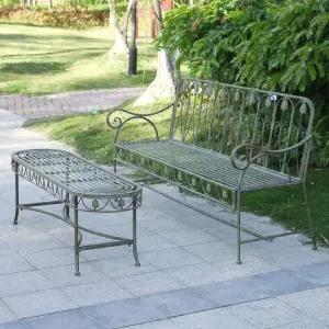 야외 철제벤치 엔틱 레저 펜션 대기 단지 카페 아웃도어 테이블세트