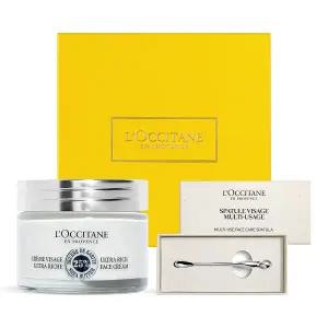 [록시땅](강남점)[기프트] 시어 버터 울트라 리치 페이스크림 50ml 세트(+스패출러)