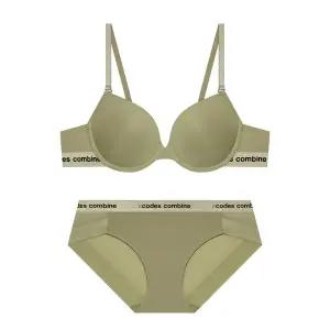 갤러리아 코데즈컴바인[여] 카키 베이직 브라 햄팬티세트(CEWBR961KH/CEWBP961KH)