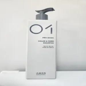 아모스 프로 베이직 칼라 앤 펌 샴푸 1000g
