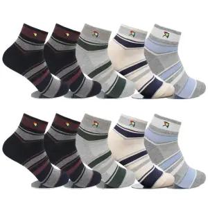 아놀드파마 남성매쉬 캐주얼양말 단목 10켤레 AP5610 면양말