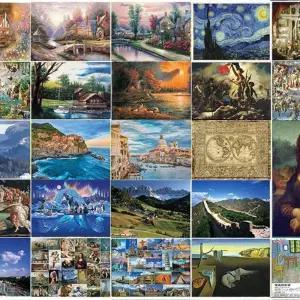 직소 퍼즐 4000피스 모네 인테리어 액자 피스 페루