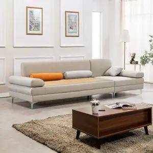 현대의료기 모짜르트SF 온열 4인소파 카우치 오렌지서펜틴 옥소파 돌소파