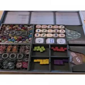 보드게임 윙스팬 오거나이저 구성물 보관함 인서트 3D 프린팅 간편한 정리 본판+확장