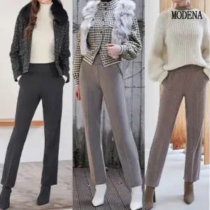 [택가79900]G.모데나 헤링본 기모 팬츠 3종 택 1