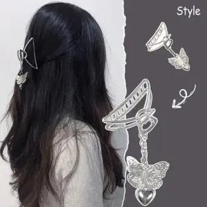 포인트 대왕 대형 헤어집게 헤어핀 BM013 머리 핀 반-WFHL5UR