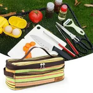 캠핑 키친 파우치 가방 취사도구 뒤집개 칼 집게 망치-WFH638P