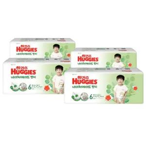 하기스 2024 네이처메이드 팬티 6단계 남아, 76매, 4팩