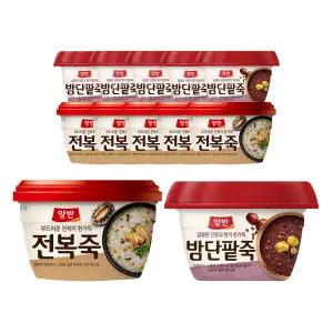 동원, 양반 전복죽, 287.5g, +밤단팥죽 285g 각6개 (총12개)